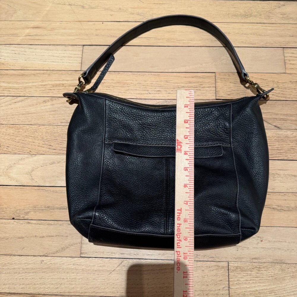 The Sak Women's Hobo Bag Black Pebbled Leather Purse Handbag Boho Travel - Picture 7 of 8